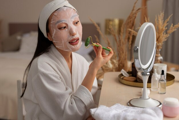 Q8 E-Shops | Bubble face mask: method of application